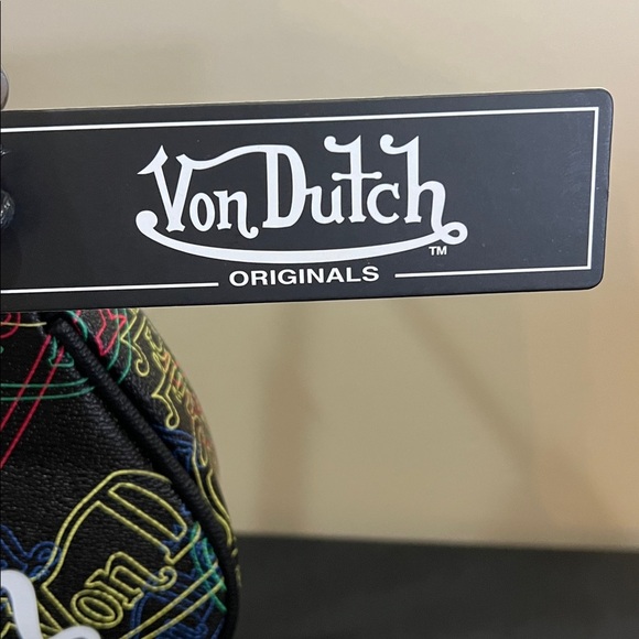 Von Dutch | “Neon Logo” Shoulder Bag & Removable Iconic Wrench Charm - Picture 5 of 9